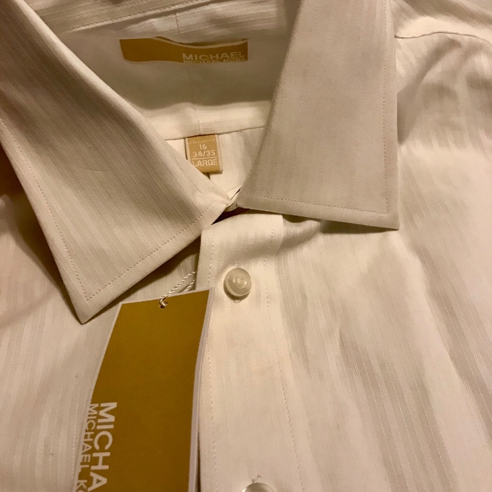 NWT Michael Kors white dress shirt